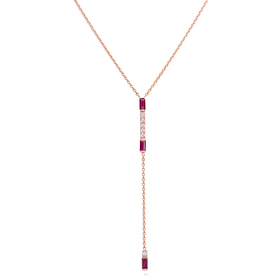 gold chain necklace with diamonds and rubies i am red