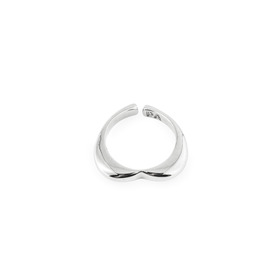 Aliza ring with silver coating