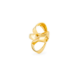 Gold-plated Kina ring