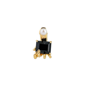 Gold-plated silver monoser MANIPULEE ONYX