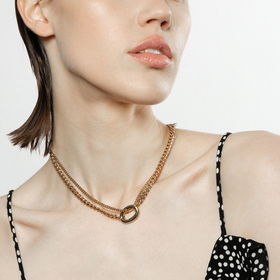 Gold-plated Irma necklace