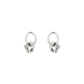 Laya earrings with silver coating