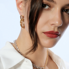 Gold-plated Jude Earrings
