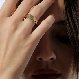 Gold-plated Lorenz ring