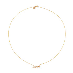 Richelieu love gold-plated silver necklace