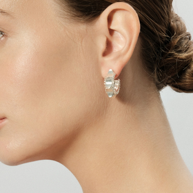 Silver Starfruit Earrings
