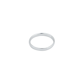 Women's classic engagement ring in white gold