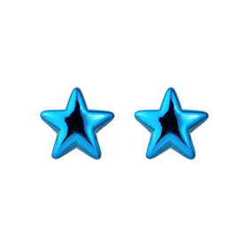 Blue Star Earrings