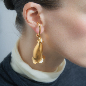 Gold-plated MOLLY EARRINGS
