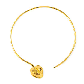 Gold-plated necklace "LATE BLOOMER"