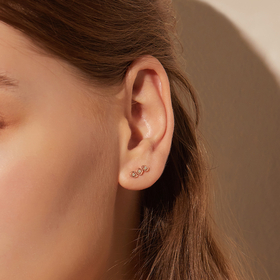 Rose gold and diamond mono-earring Miss. Doux