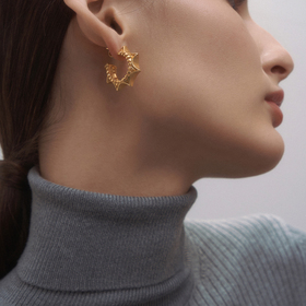 Golden Starfruit Earrings