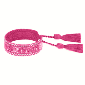 Pink Braided Dior Bracelet