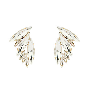 Crystal Wing Earrings
