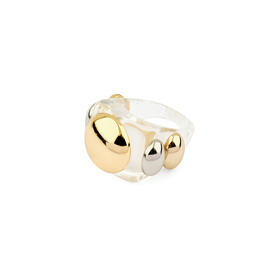 New almost gold ring | iconic square carry over