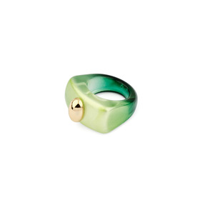 Verde mosca ring | tunning rectangle carry over