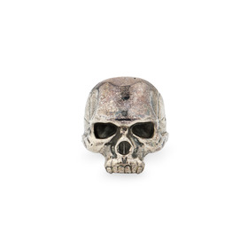 The Skull ring is made of silver