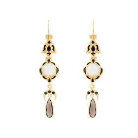 LUCILLA earrings with black onyx