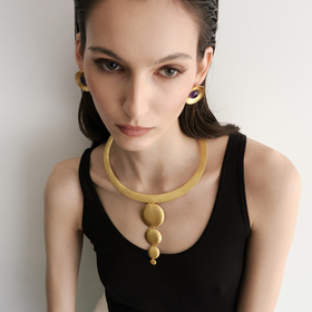 Gold-plated GLADIATRIX necklace