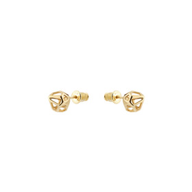 gold-plated silver cell mono studs