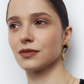 Gold-plated Svea Earrings