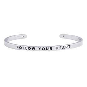 FOLLOW YOUR HEART bracelet