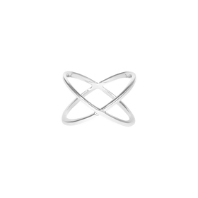 Silver Mini Ring X