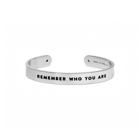 remember who you are wide bracelet