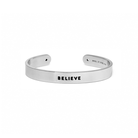 believe wide bracelet