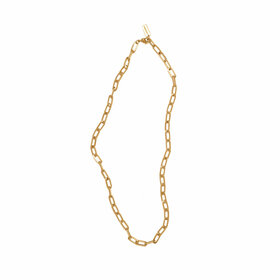 gold-plated chain necklace blank gold