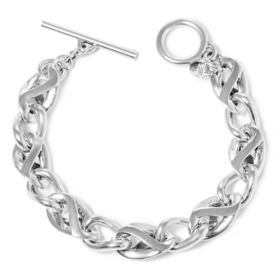 Silver-plated Taly Chain Bracelet