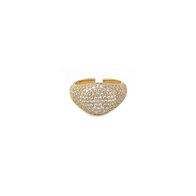 signet ring with crystals