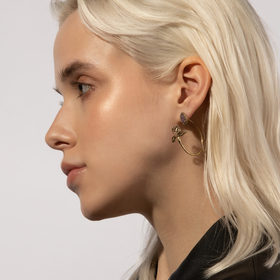 Fiore di Firenze earrings with cubic zirconia