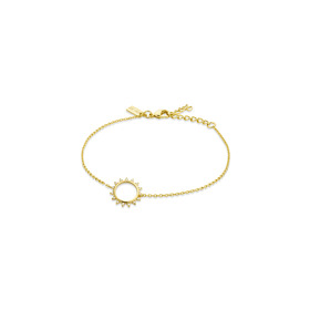 Gold-plated bracelet with the sun