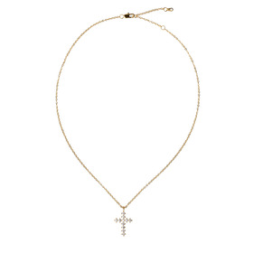 chain with a crystal cross