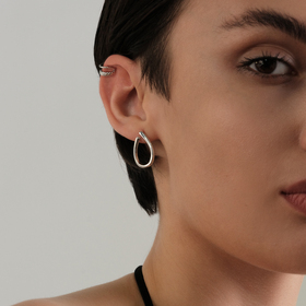 silver-plated tobias stud earrings