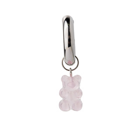 pink gummy bear mono-earring