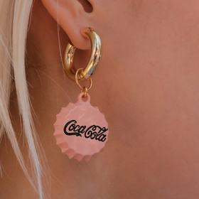 coca-cola mono-earring