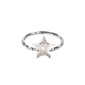 Ring with Star Crystal