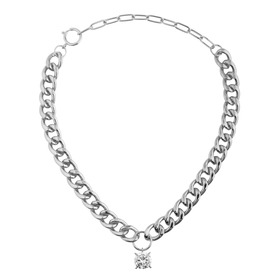 necklace-chain with crystal