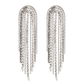 large chandelier earrings with crystals