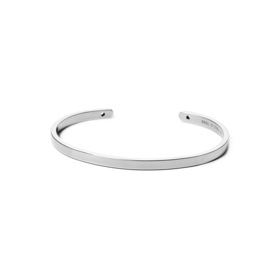 plain steel bracelet