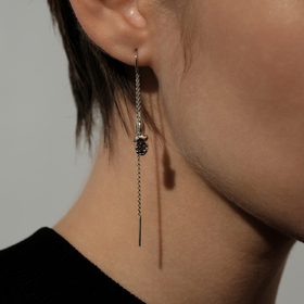 sage melchior chain earrings