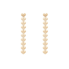 Gold-plated Long Cali Earrings