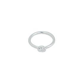 men’s silver knot ring