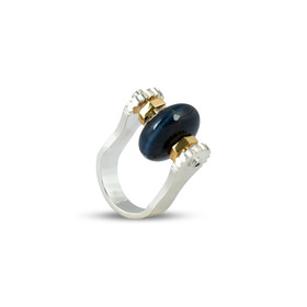 M1.4 Silver Bead Ring
