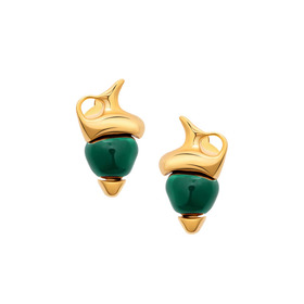 Gilded poussettes with green amphorae
