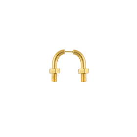 Gilded xl clamp earring