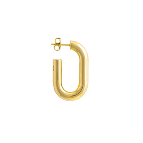 Gilded xl link earring