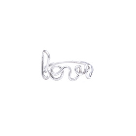 sterling silver ring “love”
